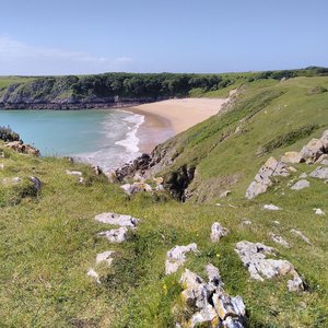 Plage de la baie de Barafundle